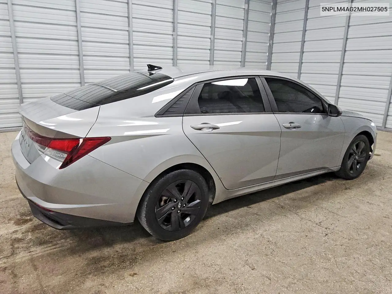 2021 HYUNDAI ELANTRA VIN 5NPLM4AG2MH027505 — фото 3