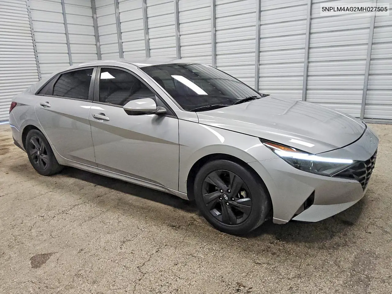 2021 HYUNDAI ELANTRA VIN 5NPLM4AG2MH027505 — фото 4