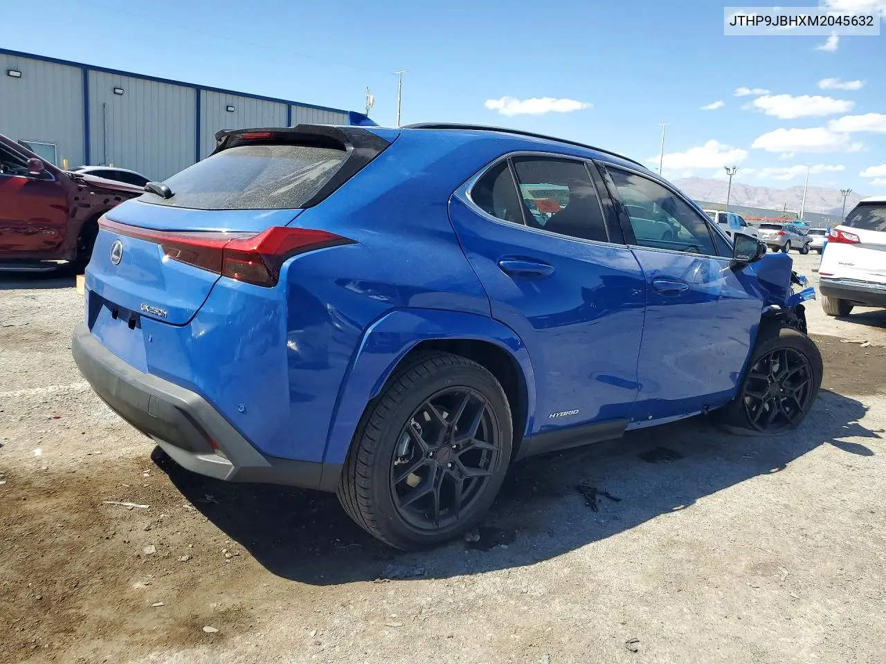 2021 LEXUS UX VIN JTHP9JBHXM2045632 — фото 3