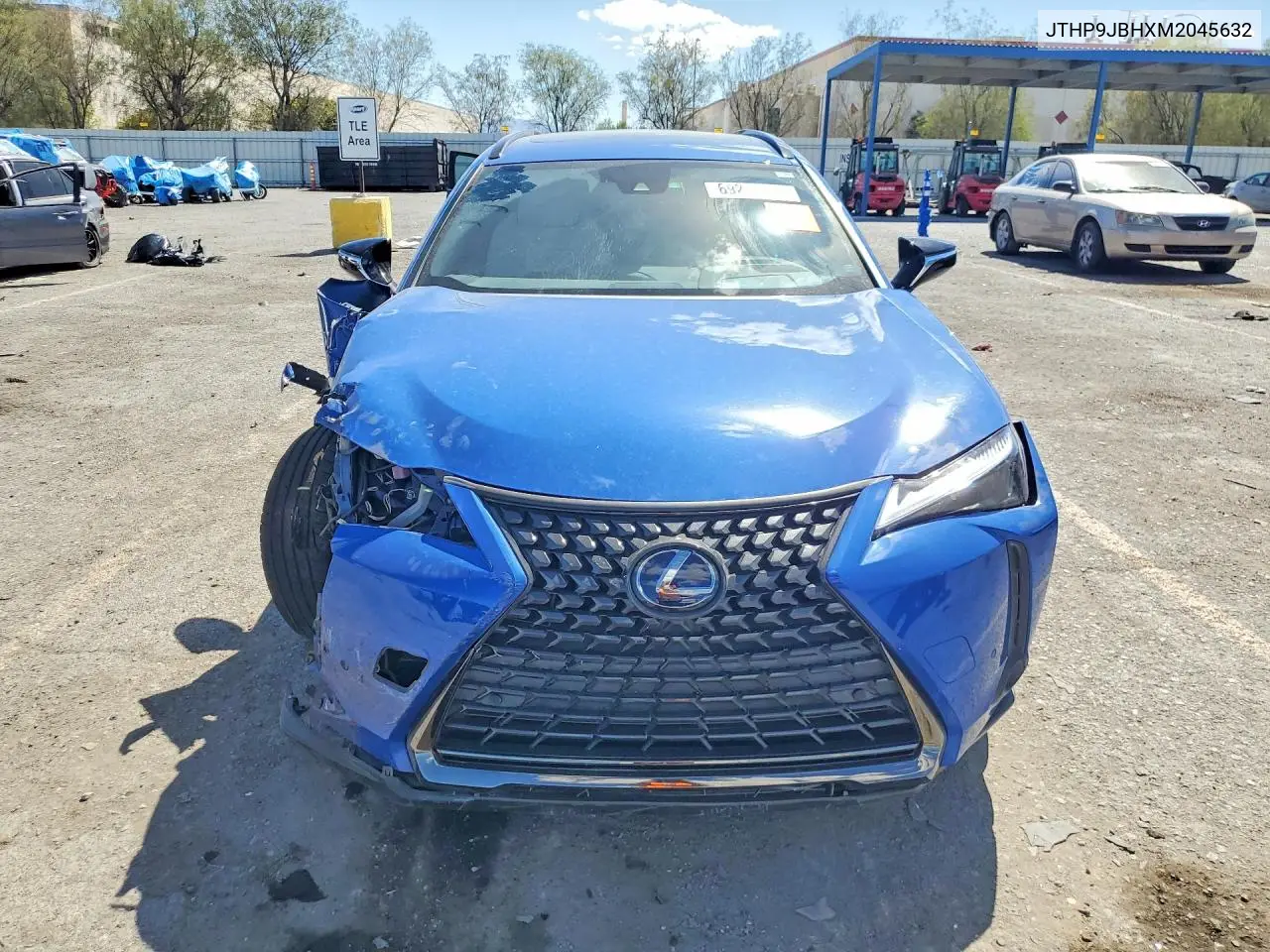2021 LEXUS UX VIN JTHP9JBHXM2045632 — фото 5