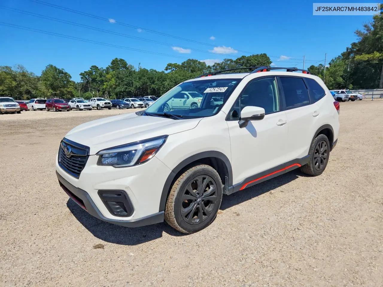 SUBARU FORESTER 2021, VIN JF2SKARC7MH483842