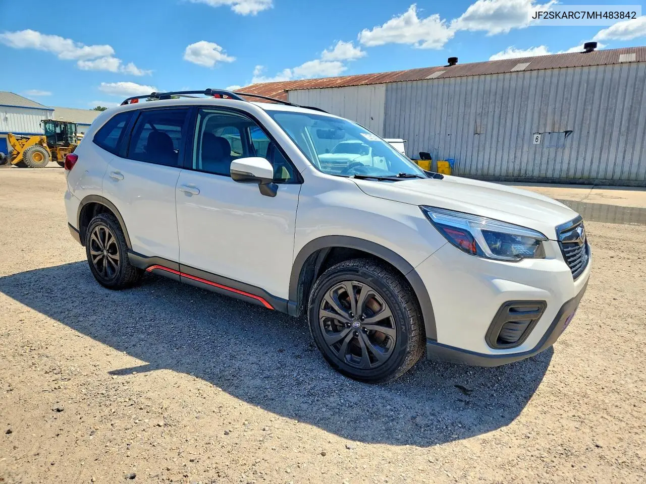 2021 SUBARU FORESTER VIN JF2SKARC7MH483842 — фото 4