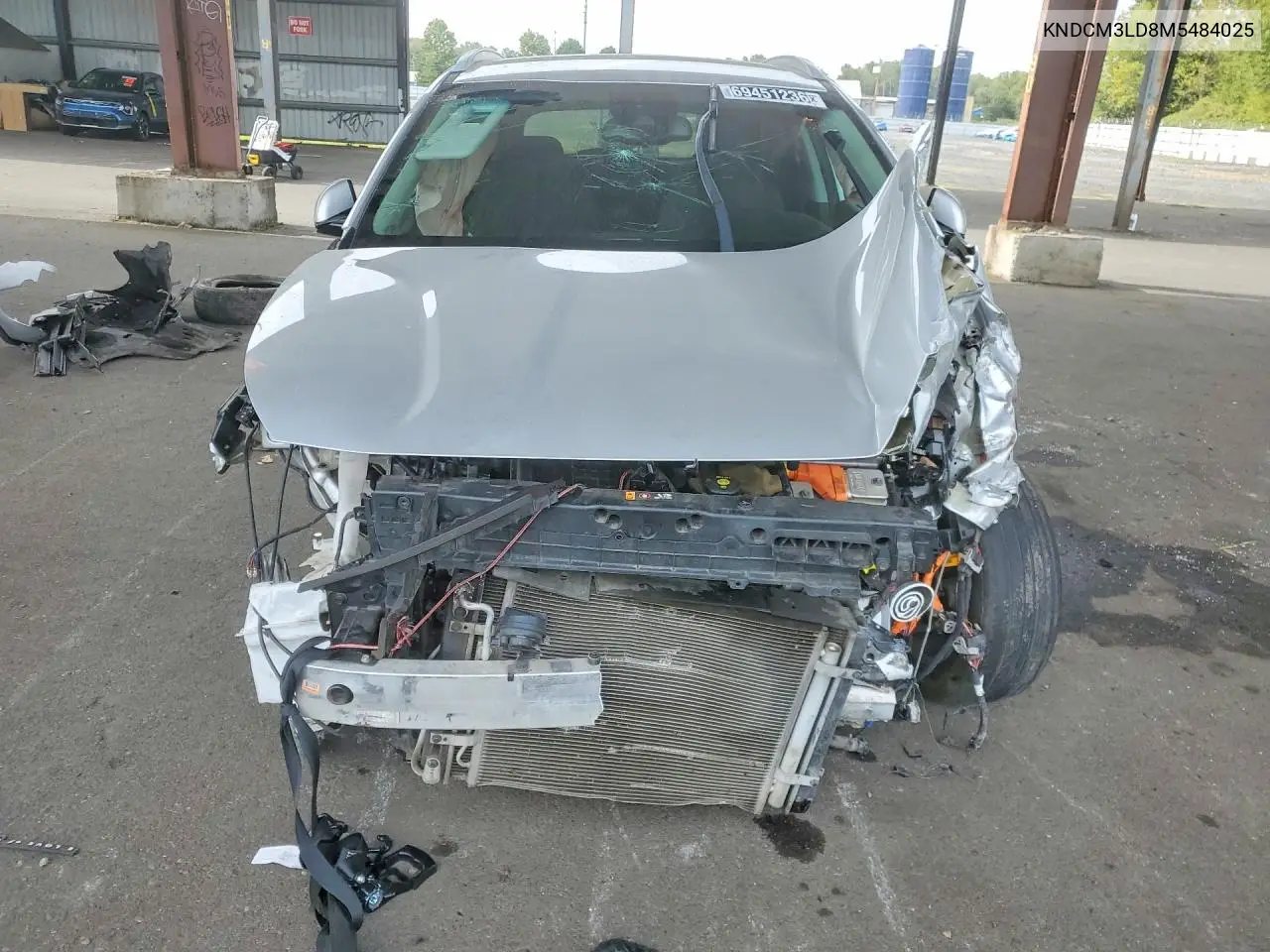 2021 KIA NIRO VIN KNDCM3LD8M5484025 — фото 5