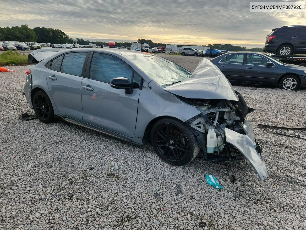 2021 TOYOTA COROLLA VIN 5YFS4MCE4MP087926 — фото 4