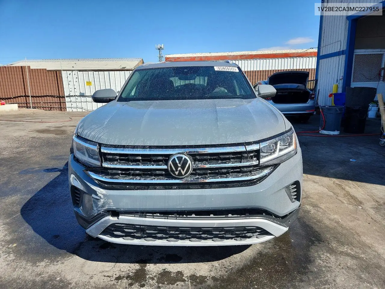 2021 VOLKSWAGEN ATLAS CROSS SPORT VIN 1V2BE2CA3MC227955 — фото 5