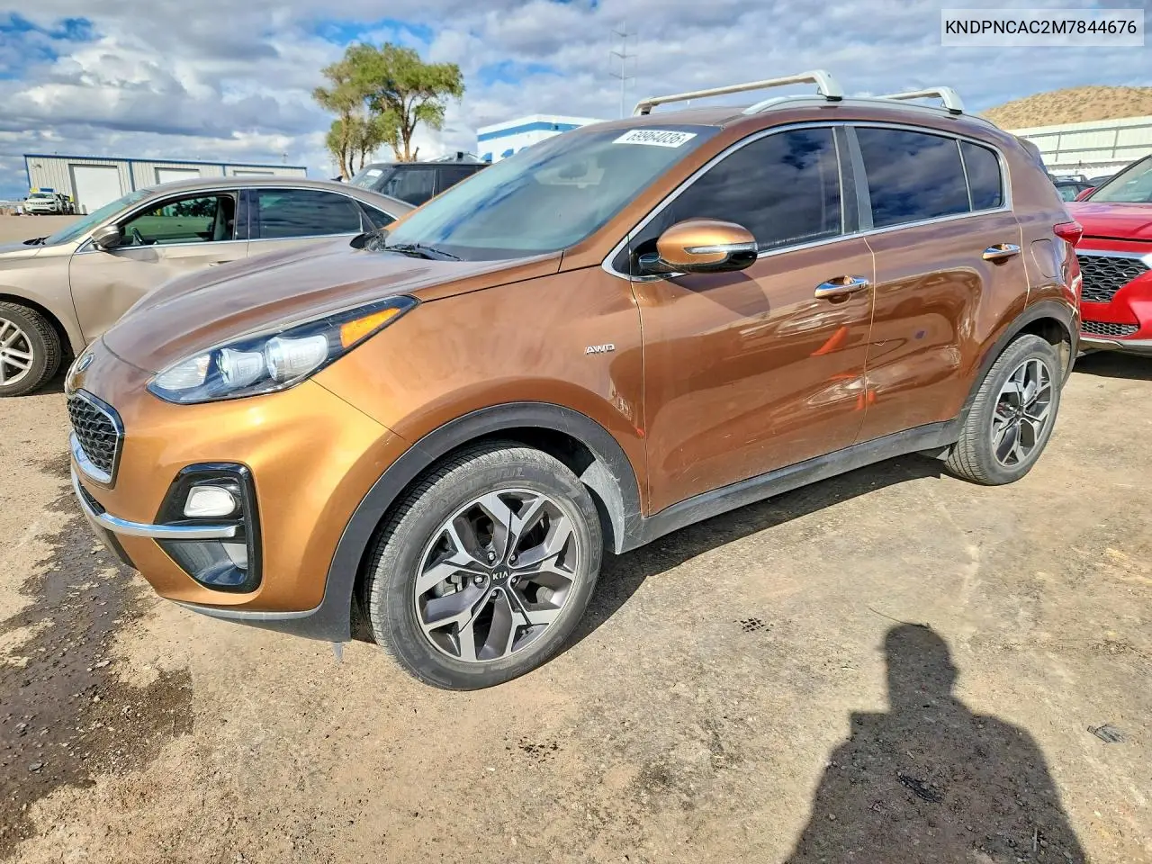 KIA SPORTAGE 2021, VIN KNDPNCAC2M7844676