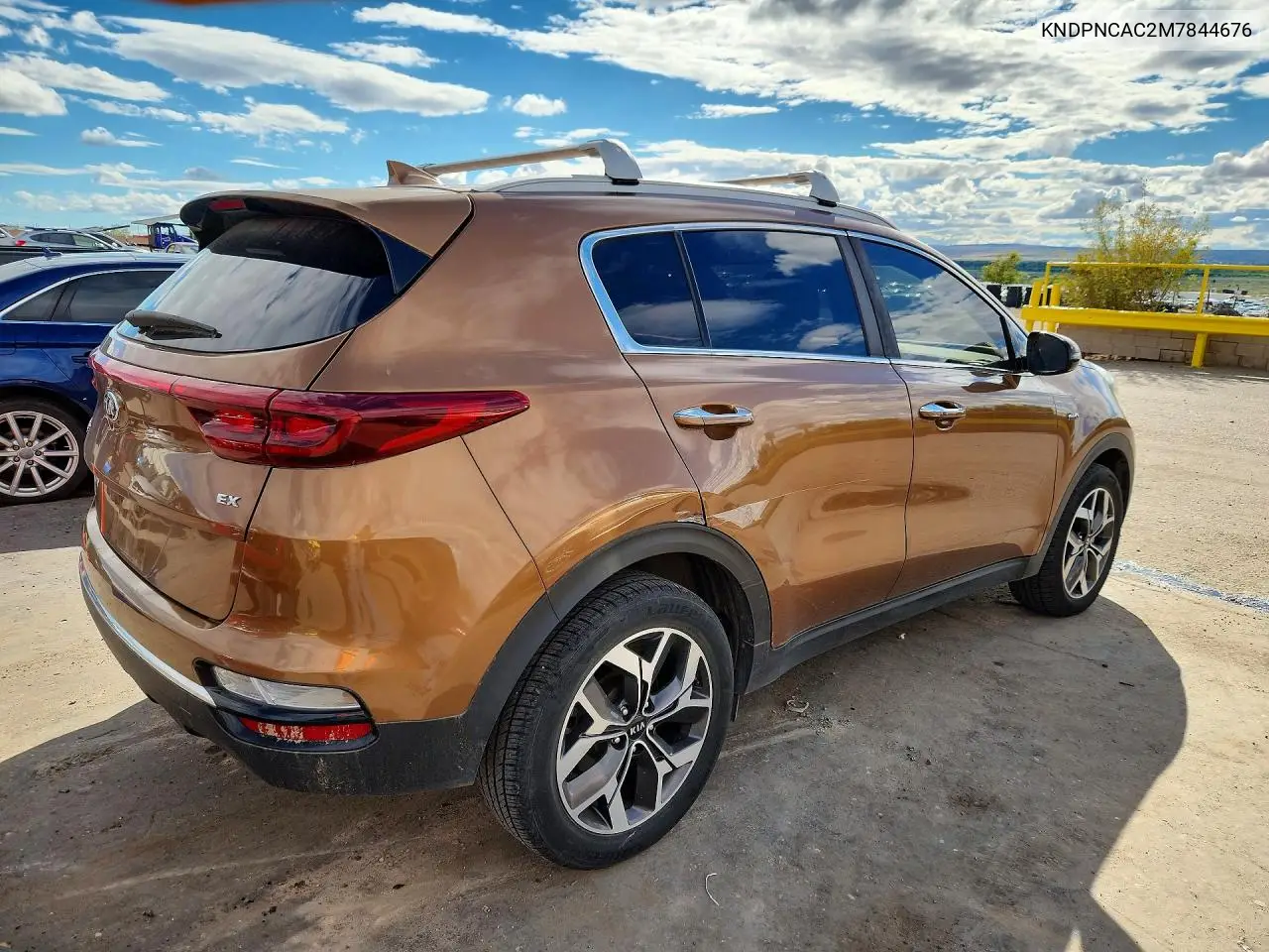 2021 KIA SPORTAGE VIN KNDPNCAC2M7844676 — фото 3