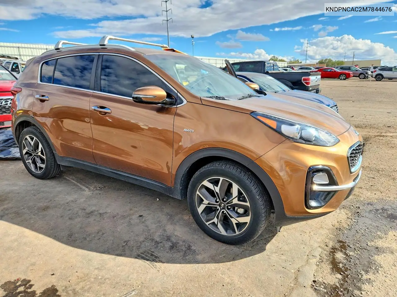 2021 KIA SPORTAGE VIN KNDPNCAC2M7844676 — фото 4
