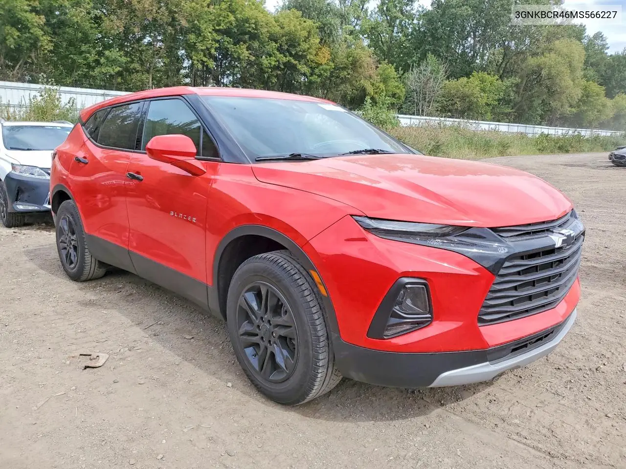 2021 CHEVROLET BLAZER VIN 3GNKBCR46MS566227 — фото 4