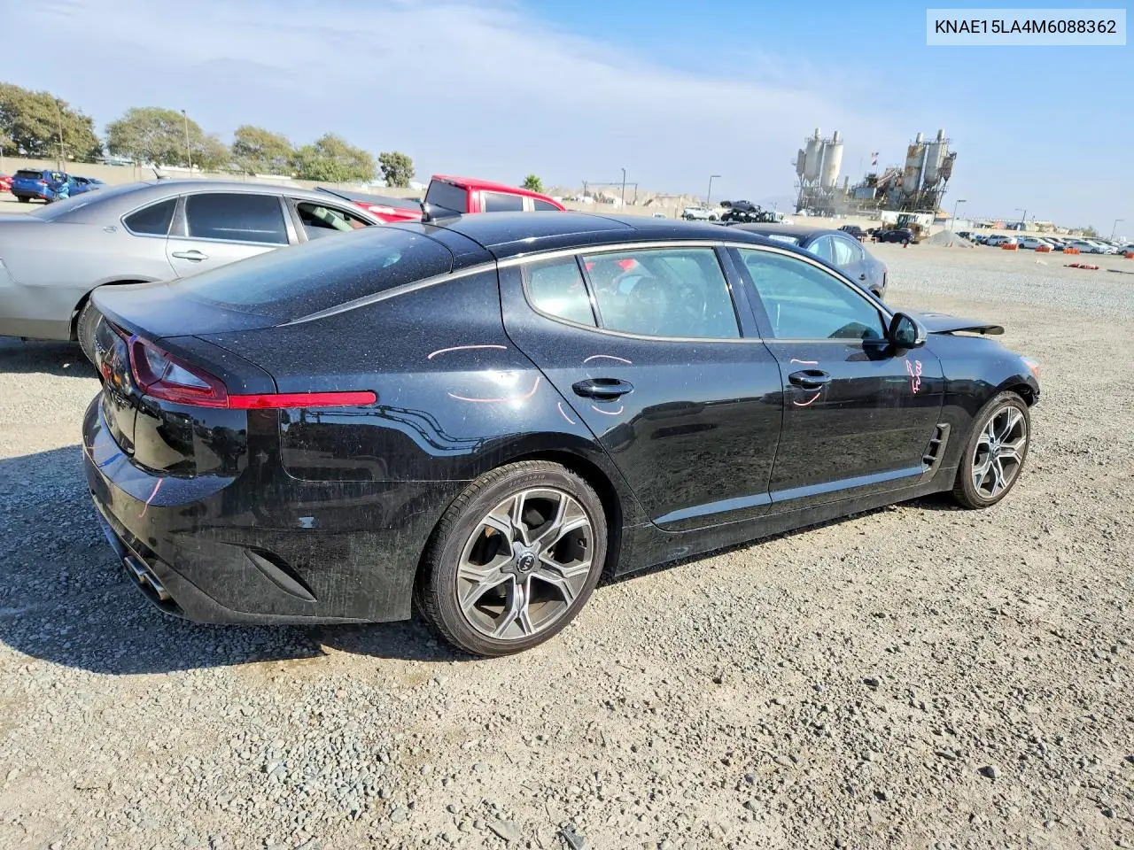 KIA STINGER 2021, VIN KNAE15LA4M6088362