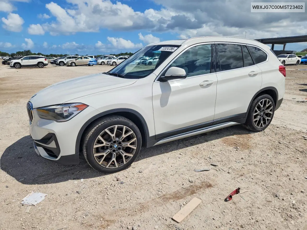 BMW X1 2021, VIN WBXJG7C00M5T23402