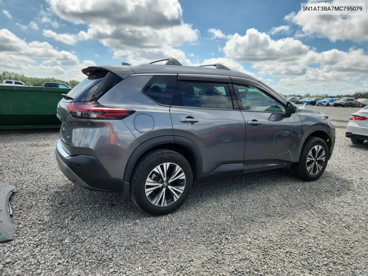 2021 NISSAN ROGUE VIN 5N1AT3BA7MC795079 — фото 3