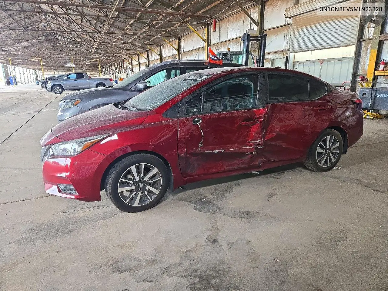 NISSAN VERSA 2021, VIN 3N1CN8EV5ML923328