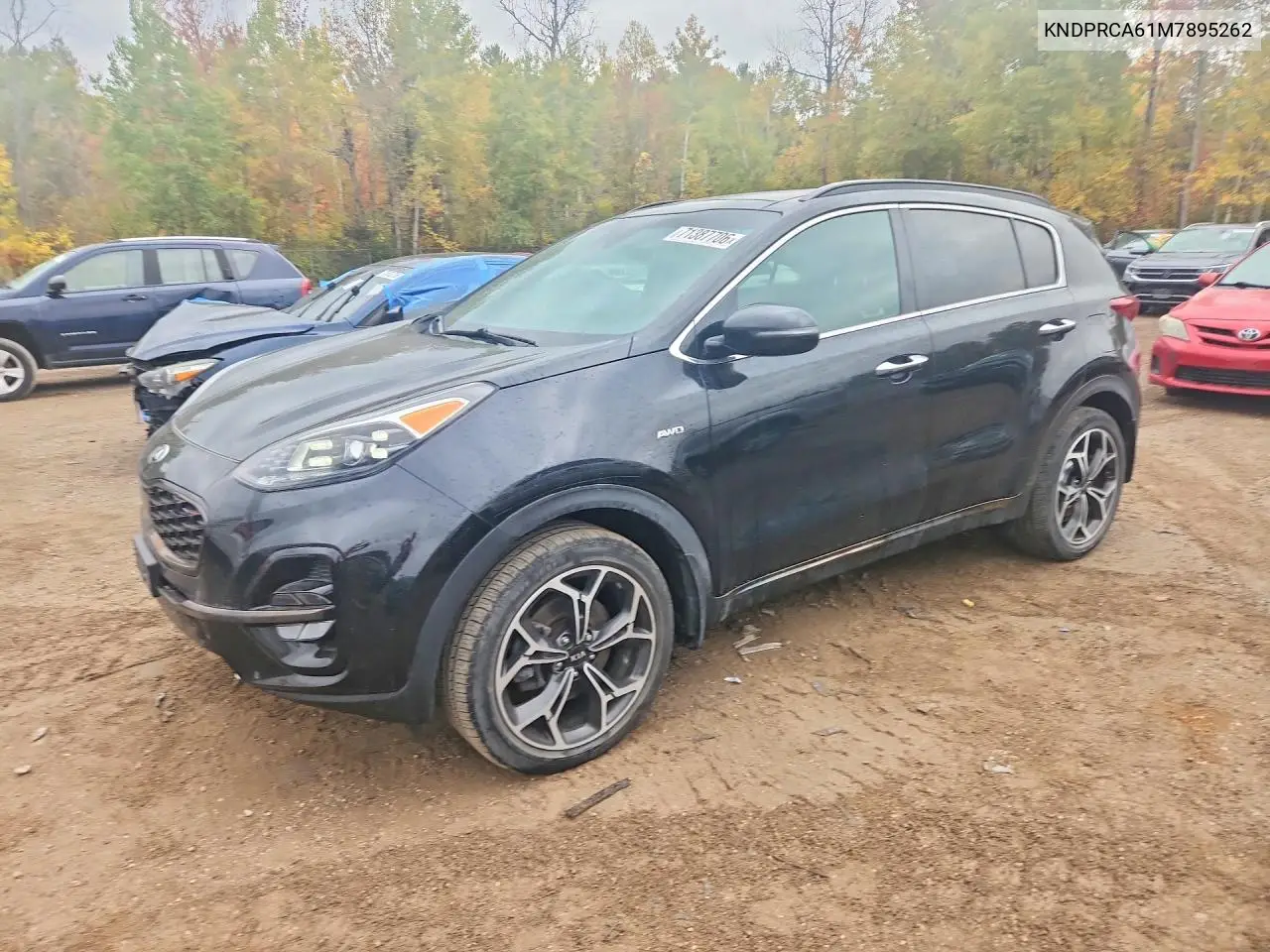 KIA SPORTAGE 2021, VIN KNDPRCA61M7895262