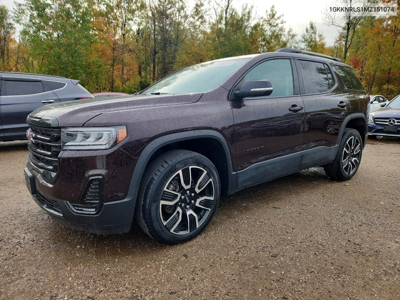 GMC ACADIA 2021, VIN 1GKKNRLS1MZ151074
