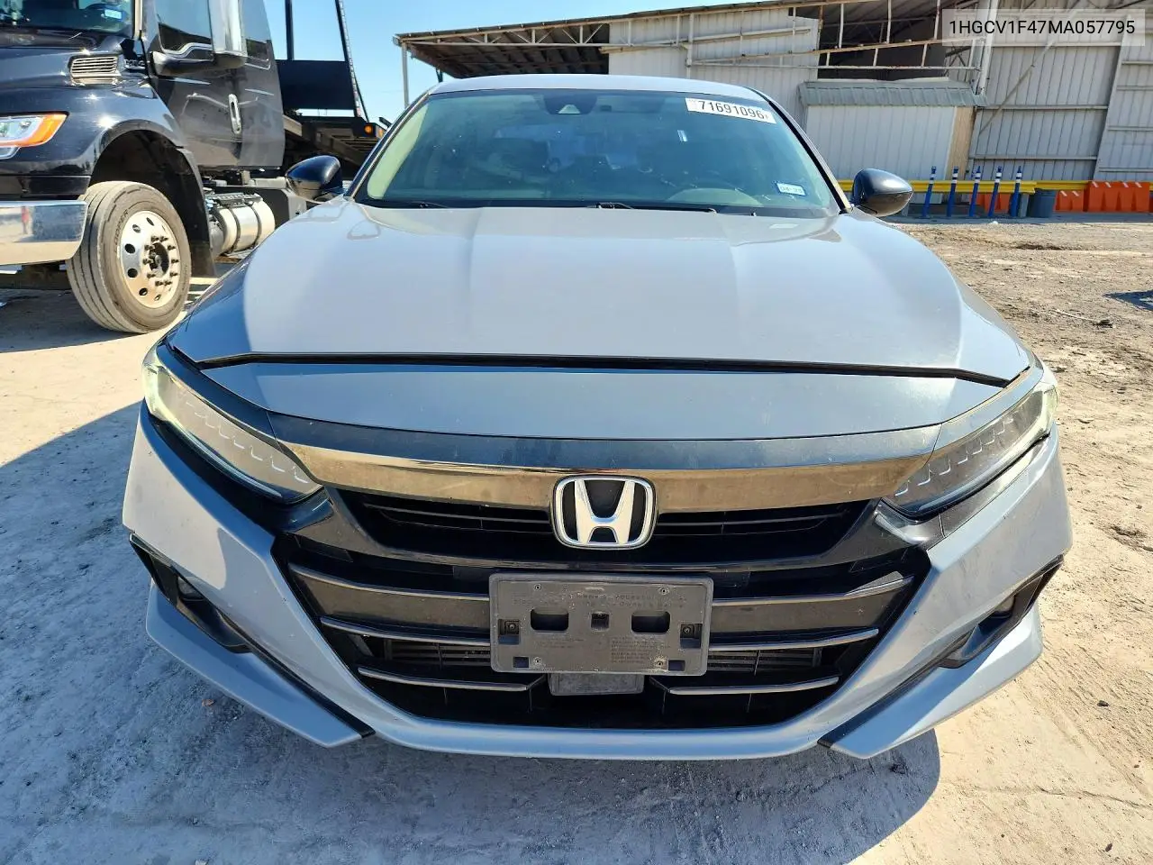 2021 HONDA ACCORD VIN 1HGCV1F47MA057795 — фото 5