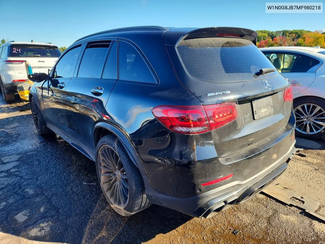 2021 MERCEDES GLC VIN W1N0G8JB7MF980218 — фото 2