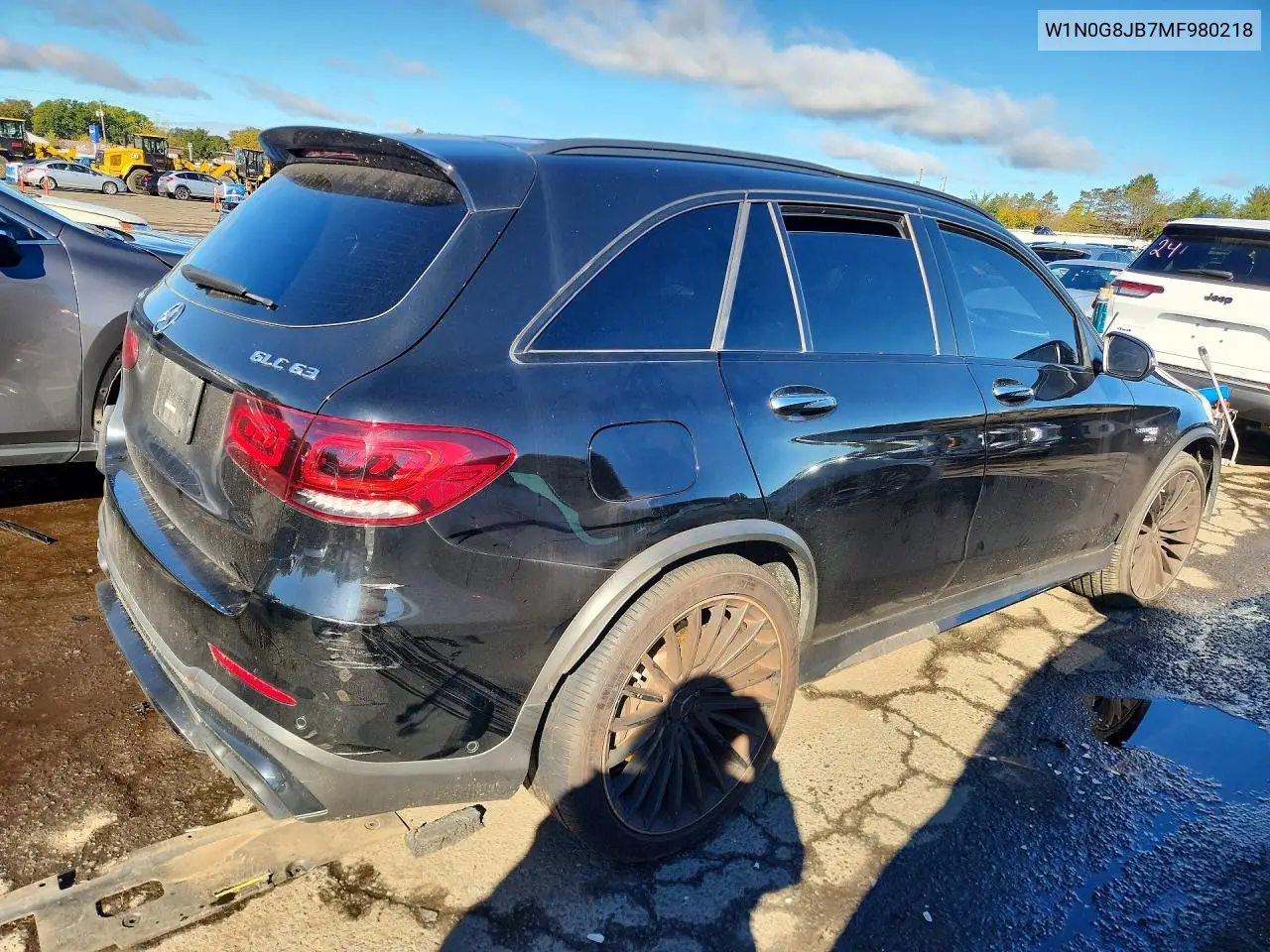 2021 MERCEDES GLC VIN W1N0G8JB7MF980218 — фото 3