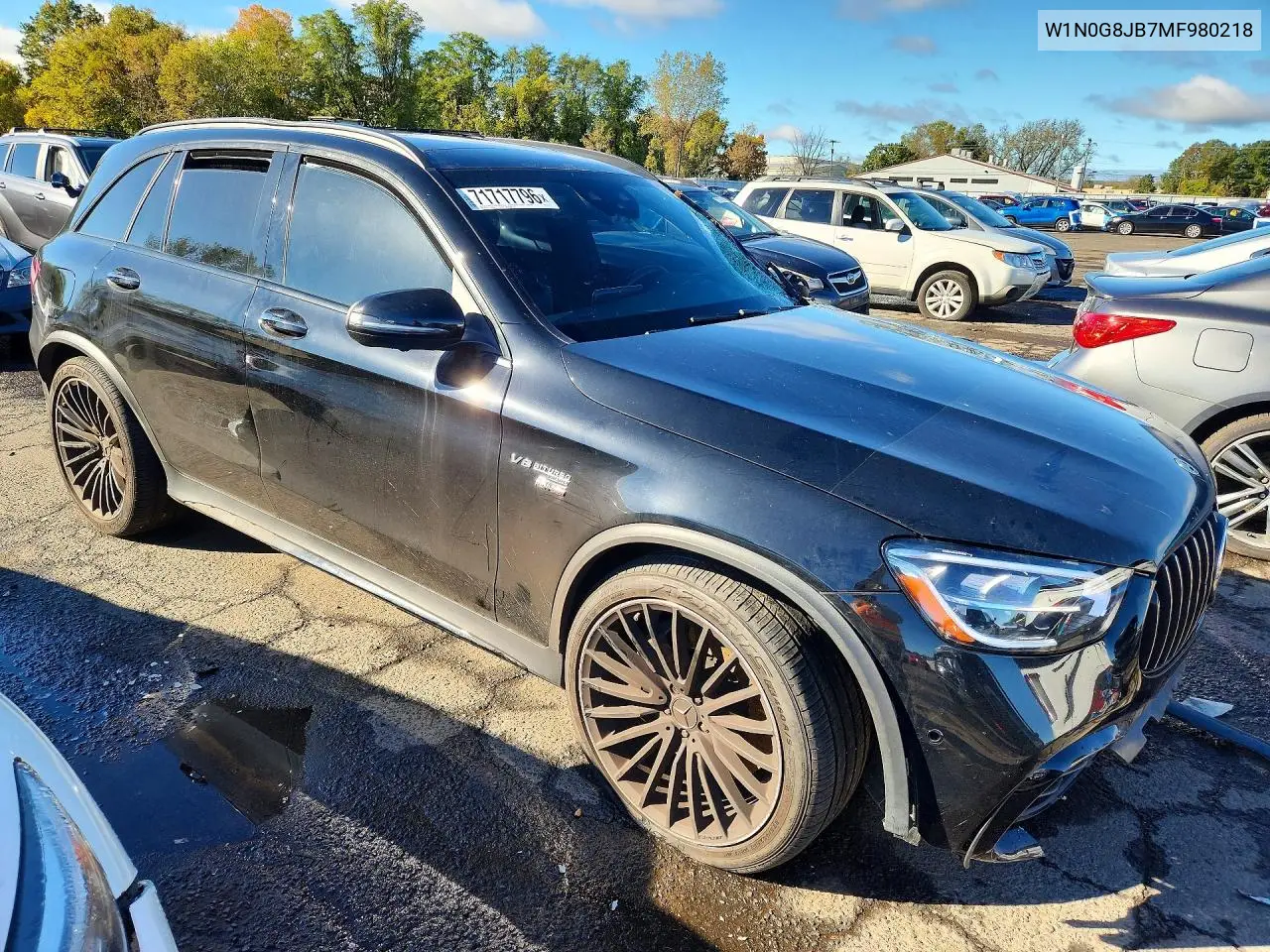 2021 MERCEDES GLC VIN W1N0G8JB7MF980218 — фото 4