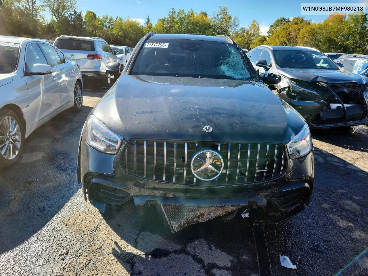 2021 MERCEDES GLC VIN W1N0G8JB7MF980218 — фото 5