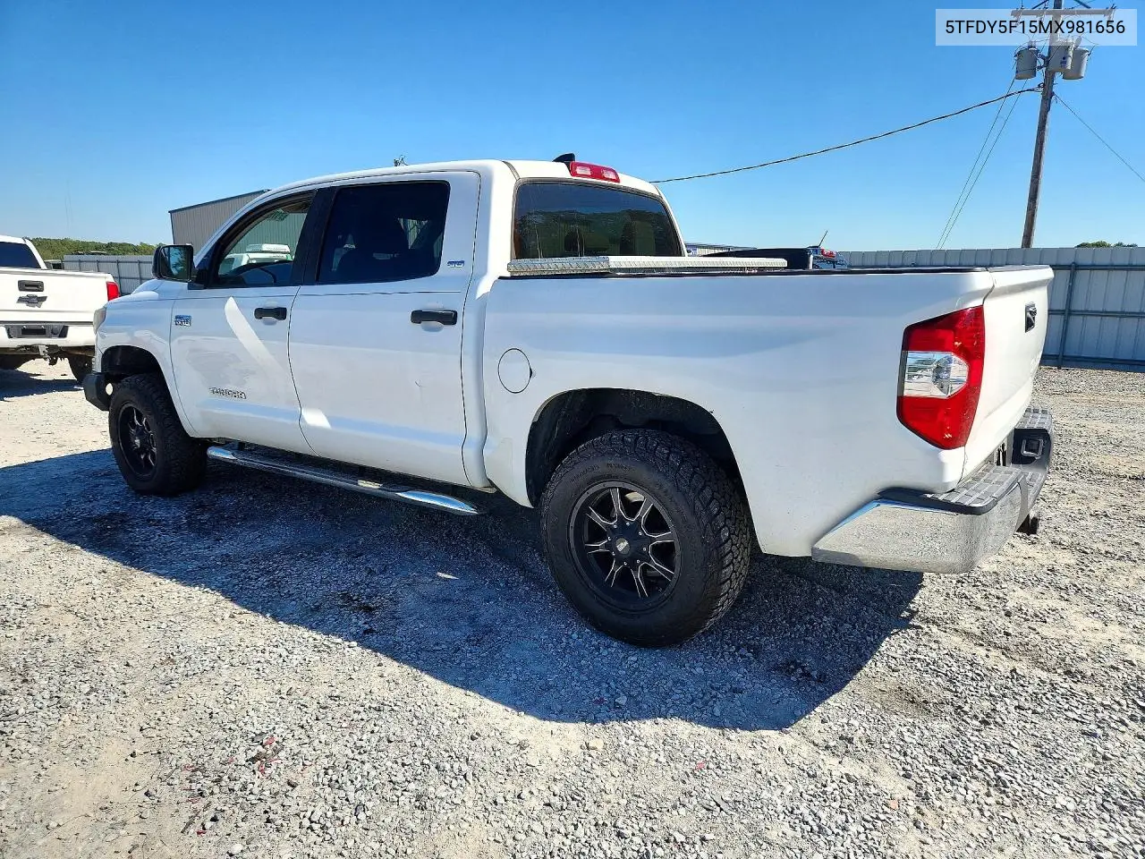 2021 TOYOTA TUNDRA VIN 5TFDY5F15MX981656 — фото 2