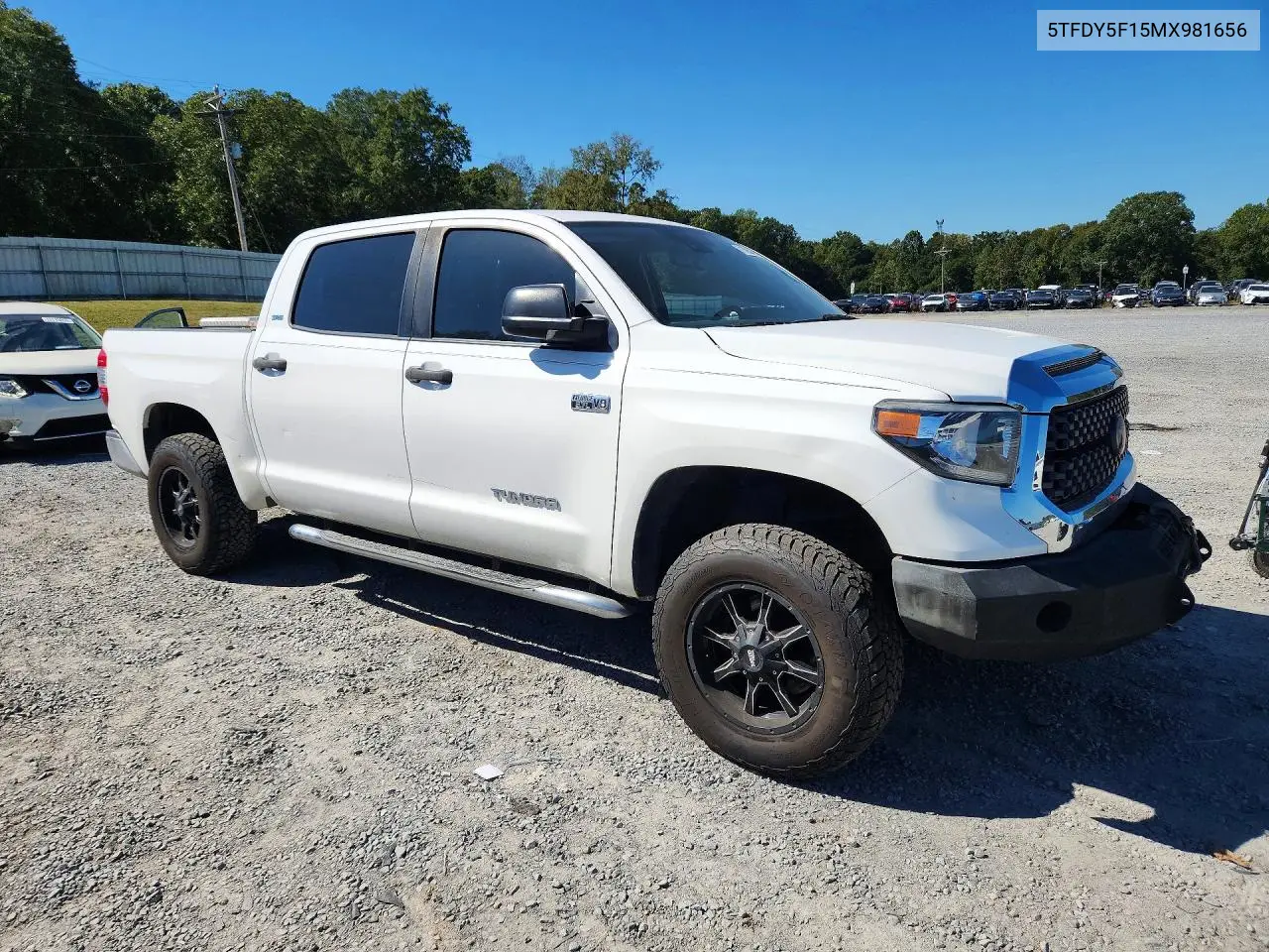 2021 TOYOTA TUNDRA VIN 5TFDY5F15MX981656 — фото 4