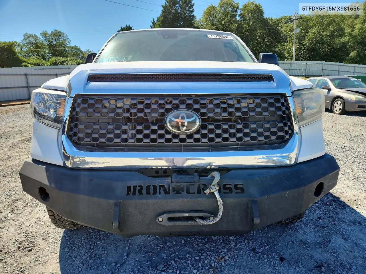 2021 TOYOTA TUNDRA VIN 5TFDY5F15MX981656 — фото 5