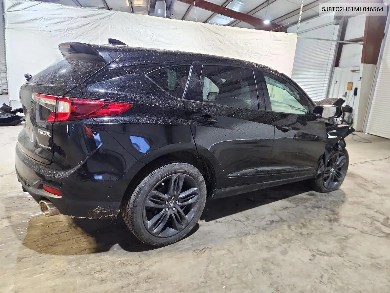 2021 ACURA RDX VIN 5J8TC2H61ML046564 — фото 3