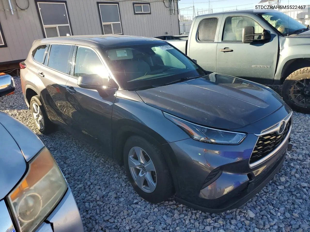 2021 TOYOTA HIGHLANDER VIN 5TDCZRAH6MS522467 — фото 4