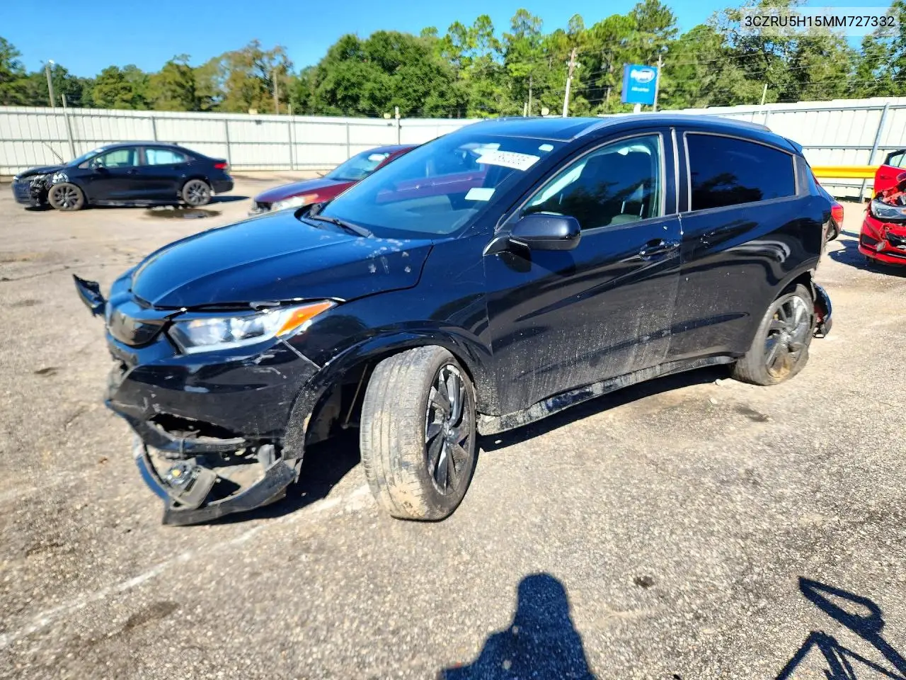 HONDA HR-V 2021, VIN 3CZRU5H15MM727332