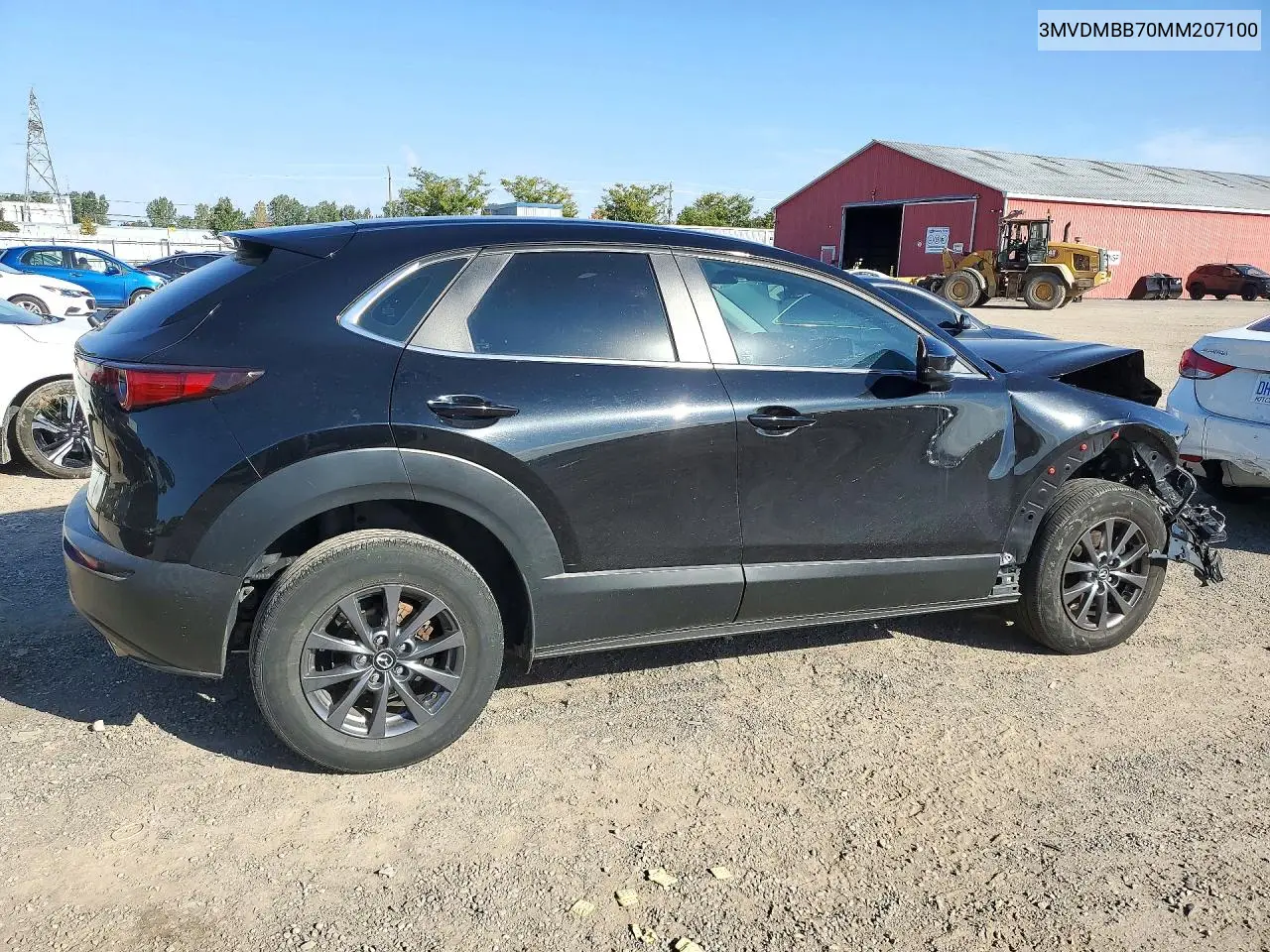 2021 MAZDA CX-30 VIN 3MVDMBB70MM207100 — фото 3