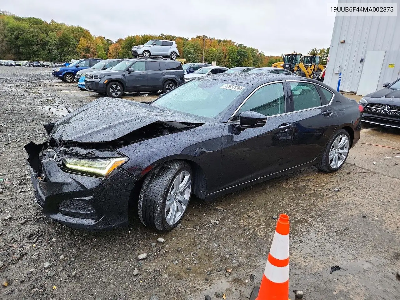 ACURA TLX 2021, VIN 19UUB6F44MA002375