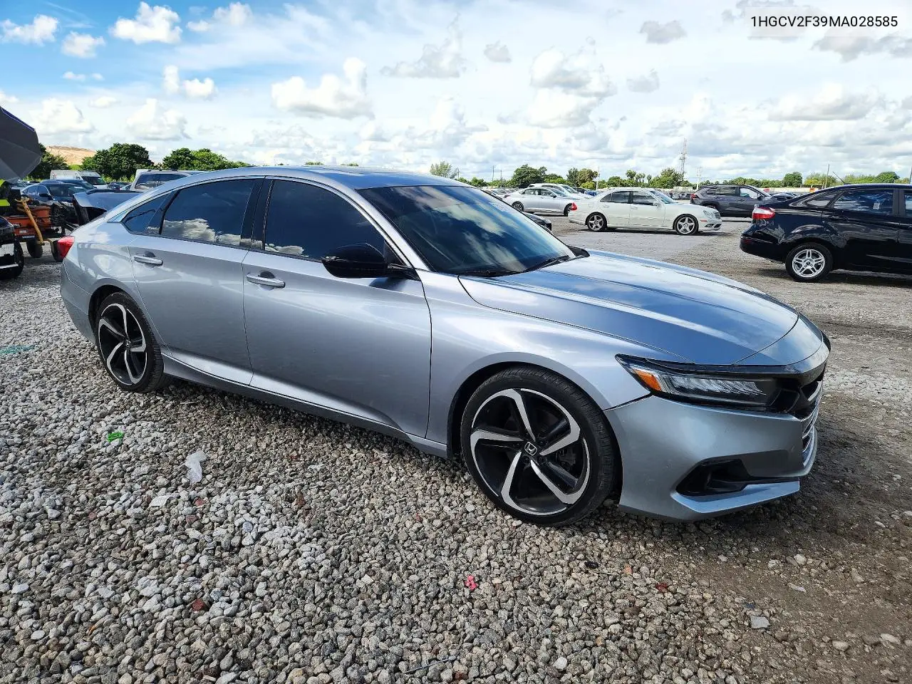 2021 HONDA ACCORD VIN 1HGCV2F39MA028585 — фото 4