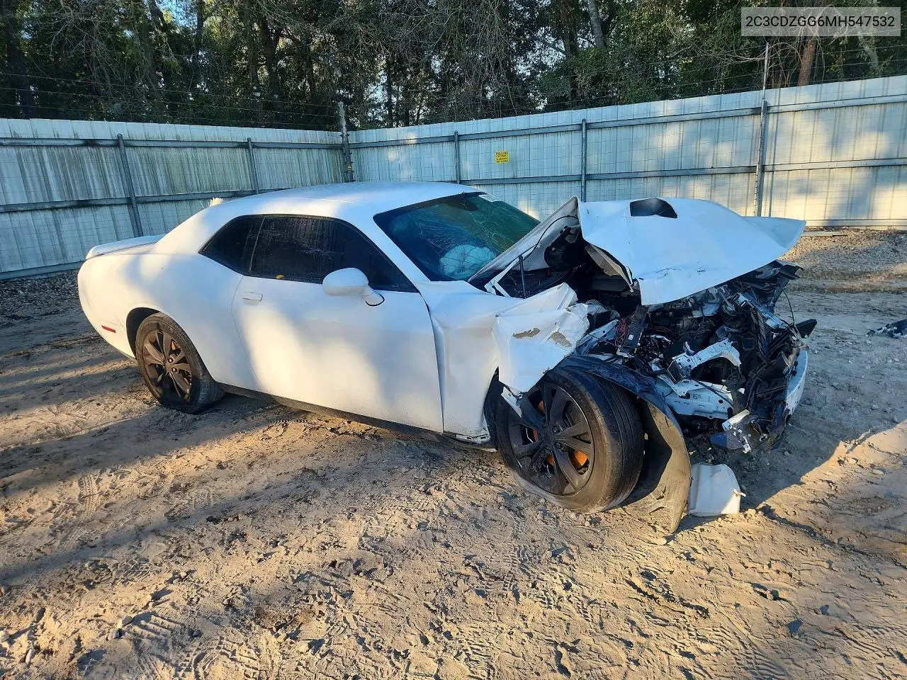 2021 DODGE CHALLENGER VIN 2C3CDZGG6MH547532 — фото 4