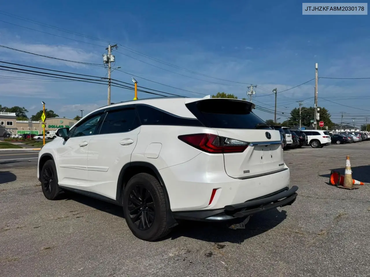 LEXUS RX 2021, VIN JTJHZKFA8M2030178