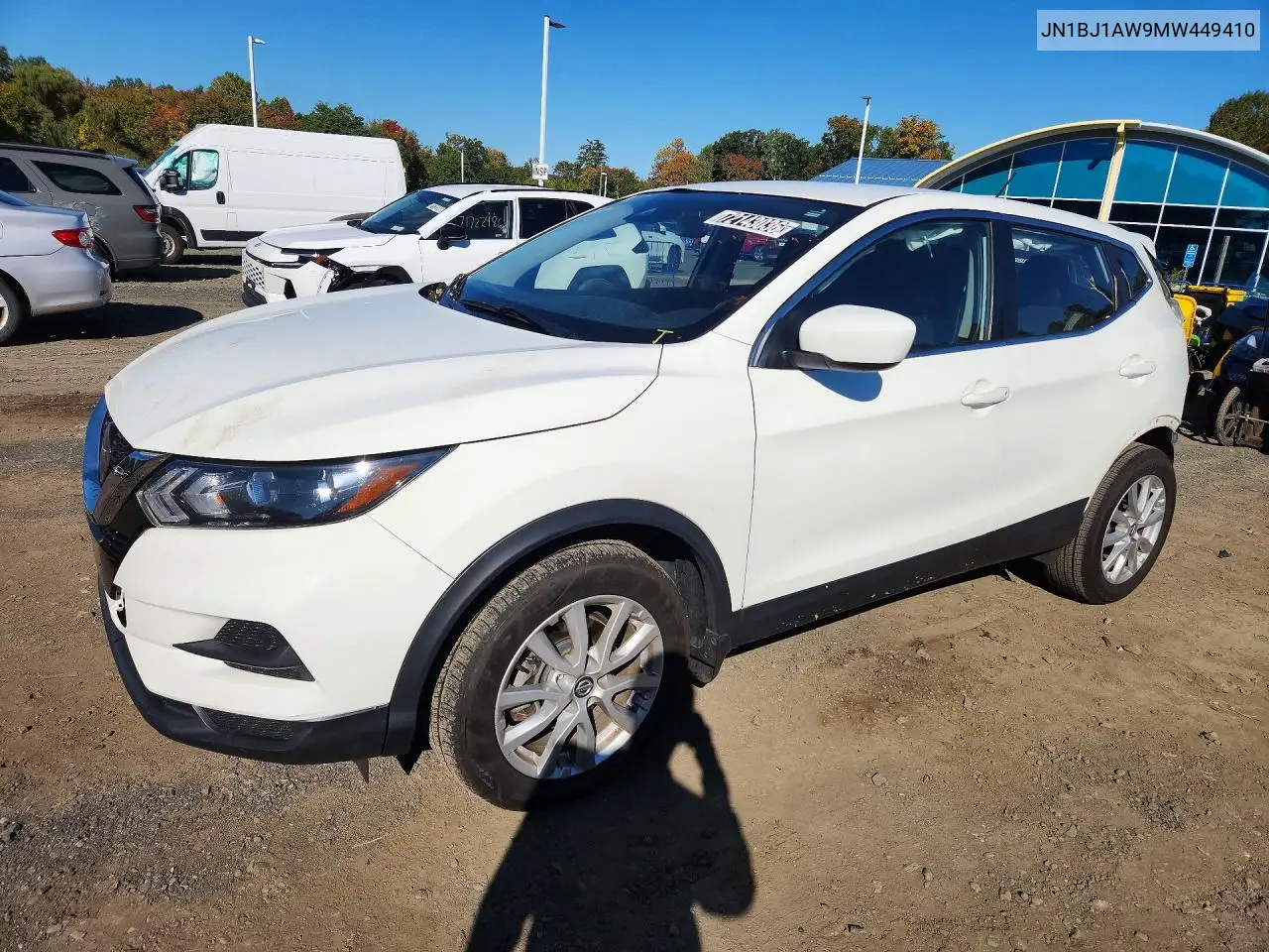 NISSAN QASHQAI 2021, VIN JN1BJ1AW9MW449410