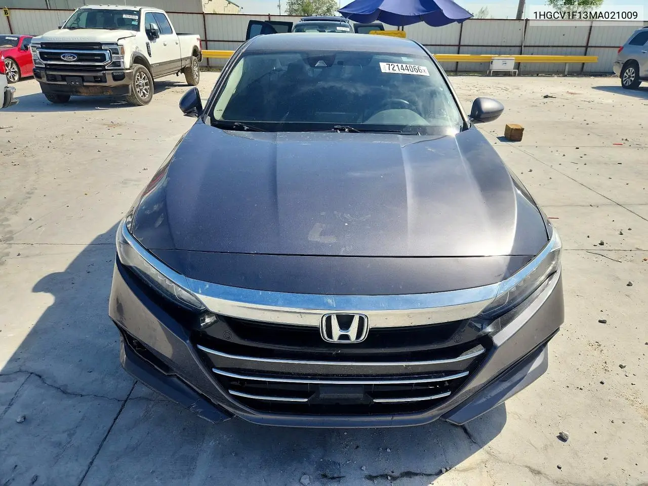2021 HONDA ACCORD VIN 1HGCV1F13MA021009 — фото 5