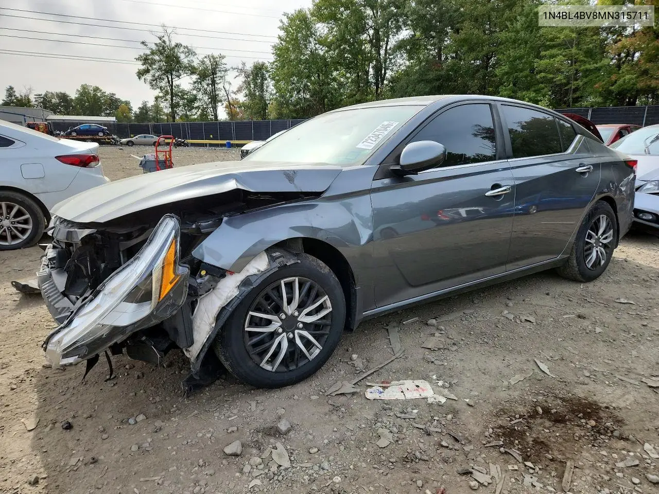 NISSAN ALTIMA 2021, VIN 1N4BL4BV8MN315711