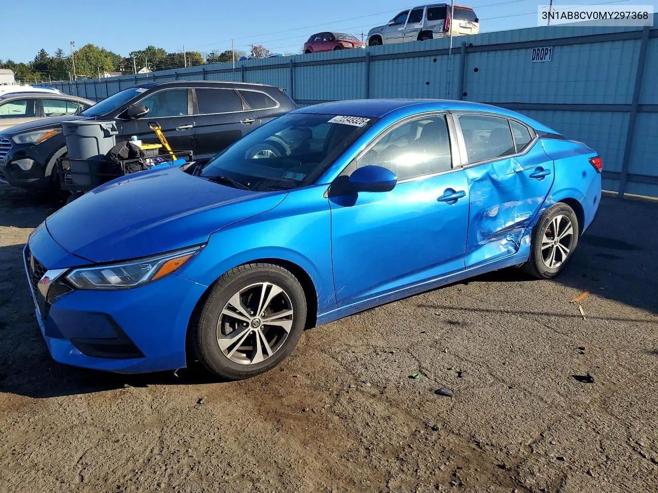 NISSAN SENTRA 2021, VIN 3N1AB8CV0MY297368