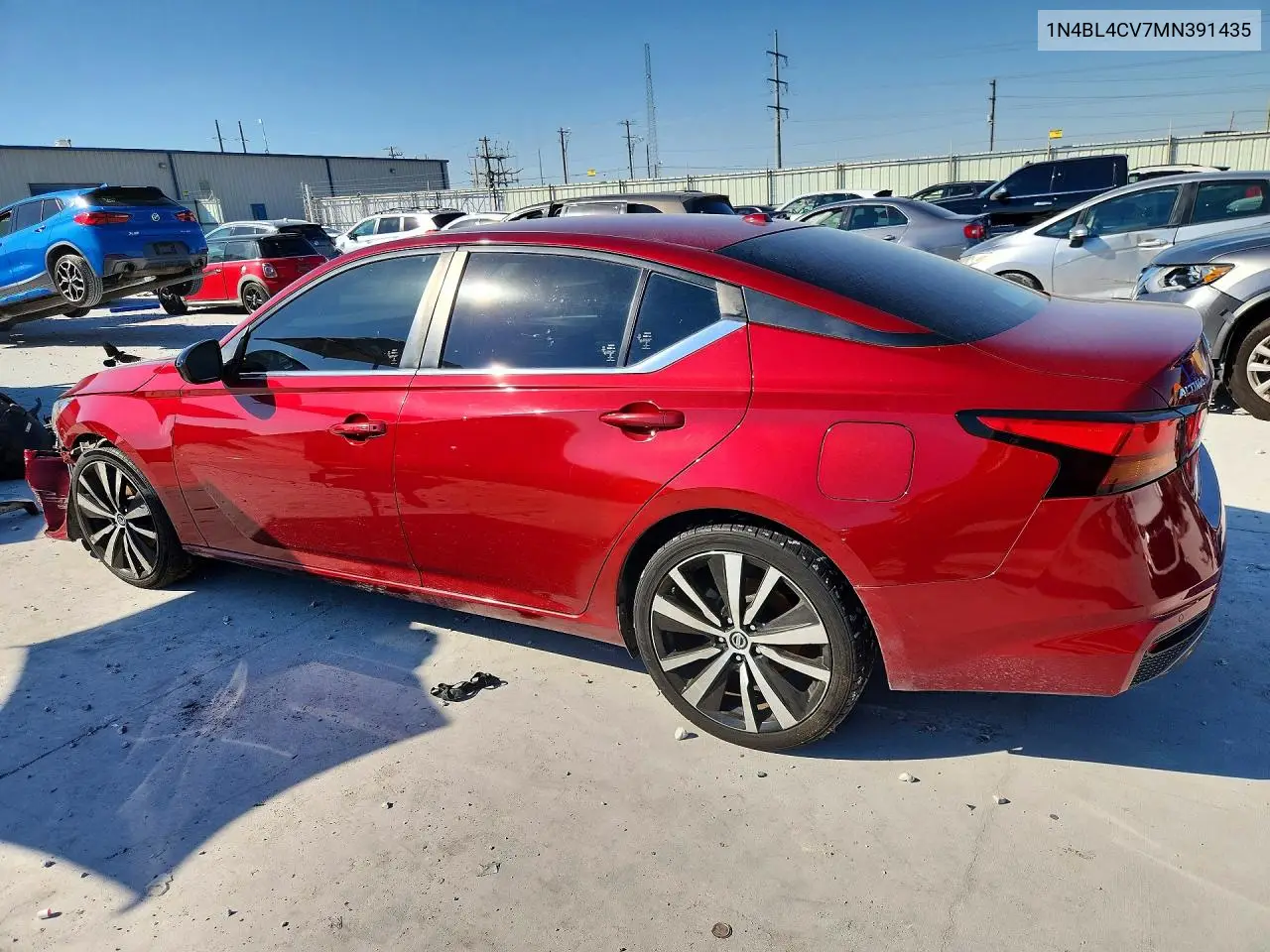 2021 NISSAN ALTIMA VIN 1N4BL4CV7MN391435 — фото 2