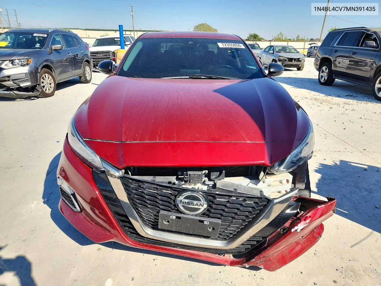 2021 NISSAN ALTIMA VIN 1N4BL4CV7MN391435 — фото 5