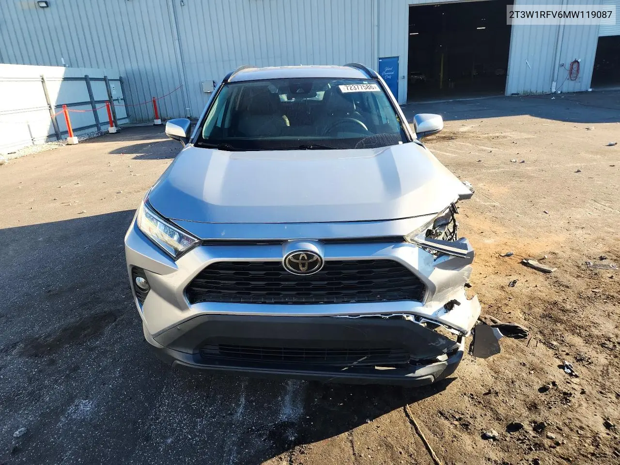2021 TOYOTA RAV 4 VIN 2T3W1RFV6MW119087 — фото 5