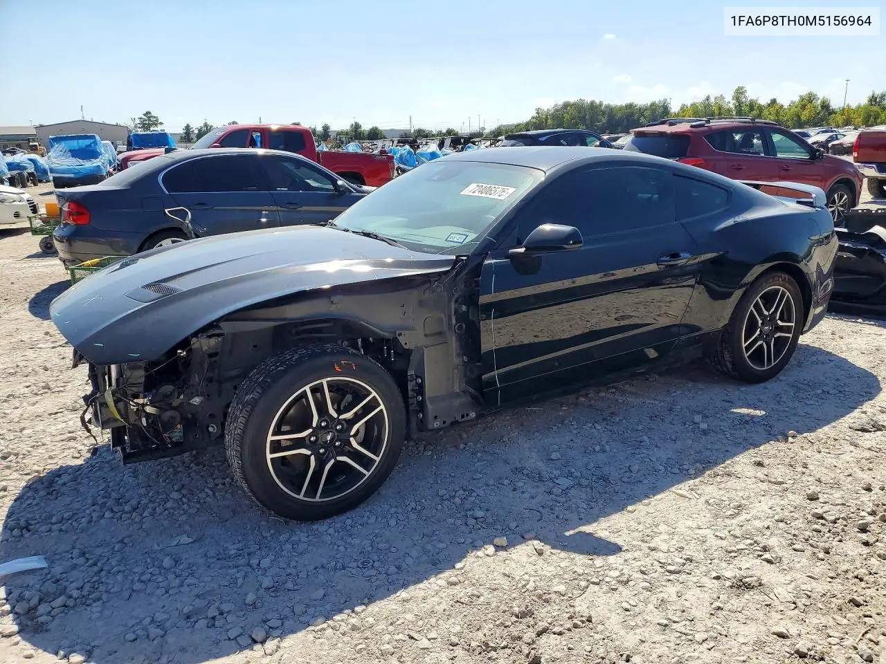 FORD MUSTANG 2021, VIN 1FA6P8TH0M5156964