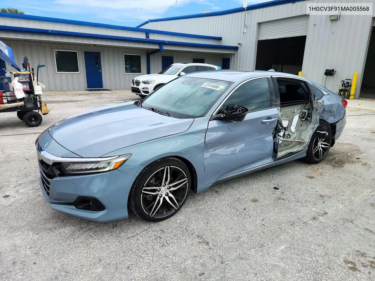 HONDA ACCORD 2021, VIN 1HGCV3F91MA005568