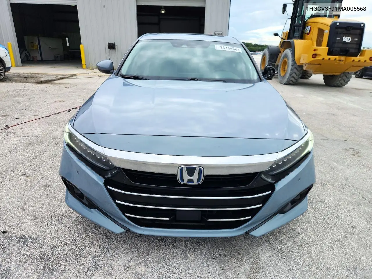 2021 HONDA ACCORD VIN 1HGCV3F91MA005568 — фото 5