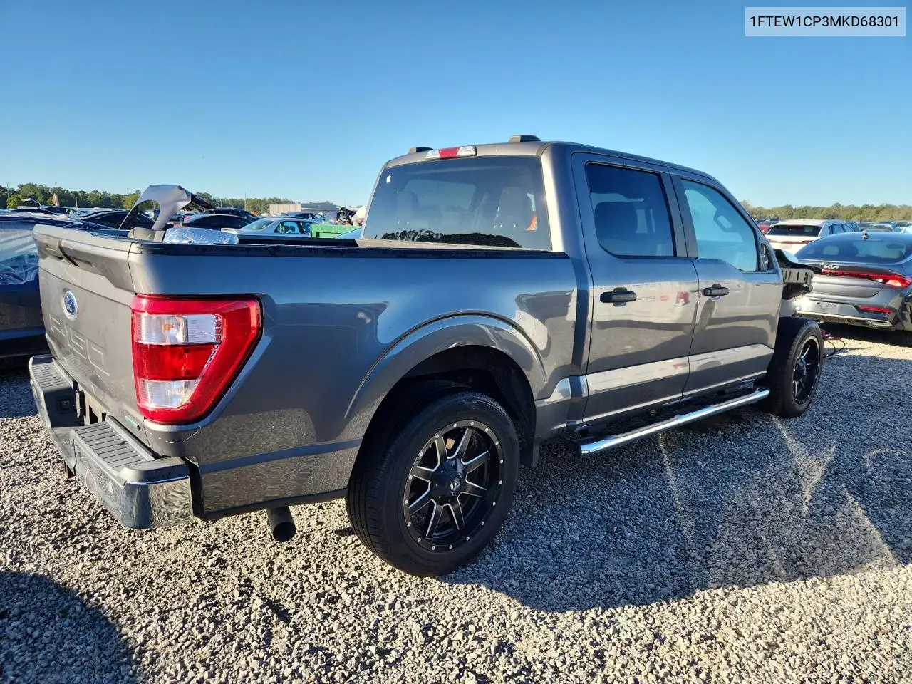 2021 FORD F-150 VIN 1FTEW1CP3MKD68301 — фото 3