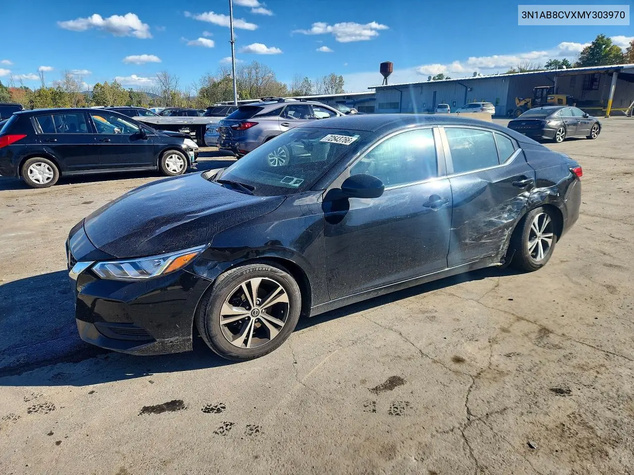 NISSAN SENTRA 2021, VIN 3N1AB8CVXMY303970