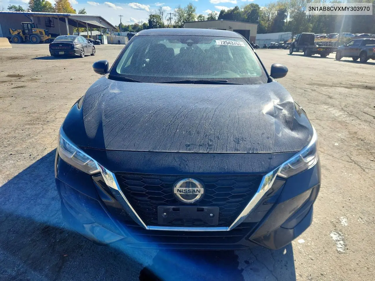 2021 NISSAN SENTRA VIN 3N1AB8CVXMY303970 — фото 5