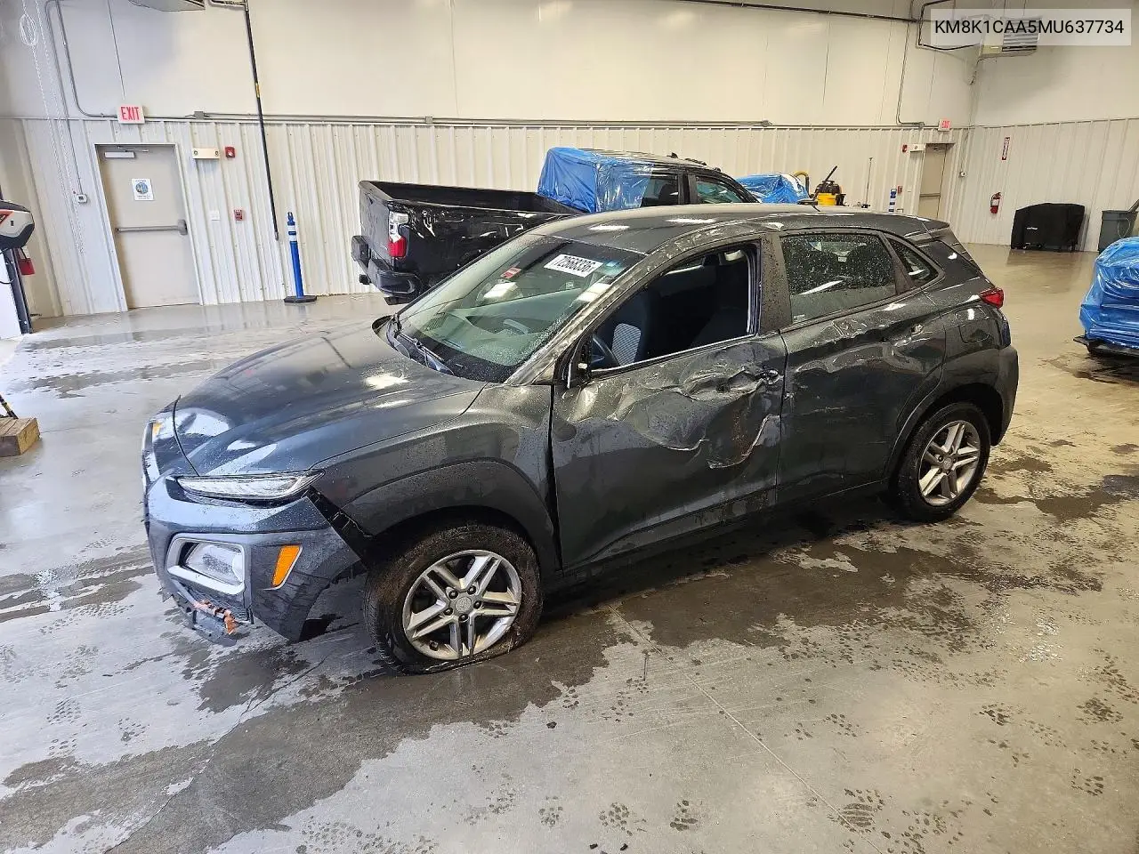 HYUNDAI KONA 2021, VIN KM8K1CAA5MU637734