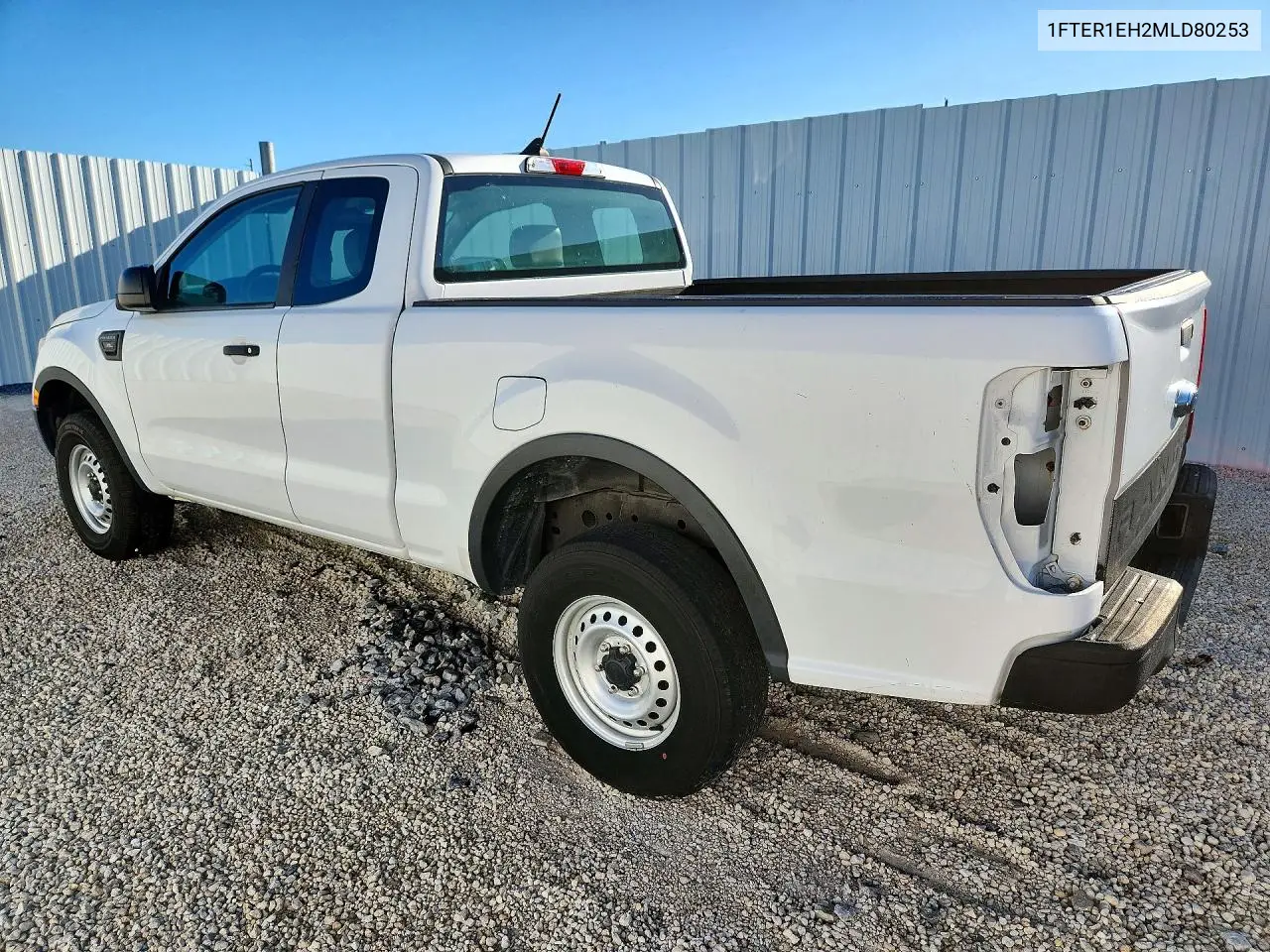 2021 FORD RANGER VIN 1FTER1EH2MLD80253 — фото 2